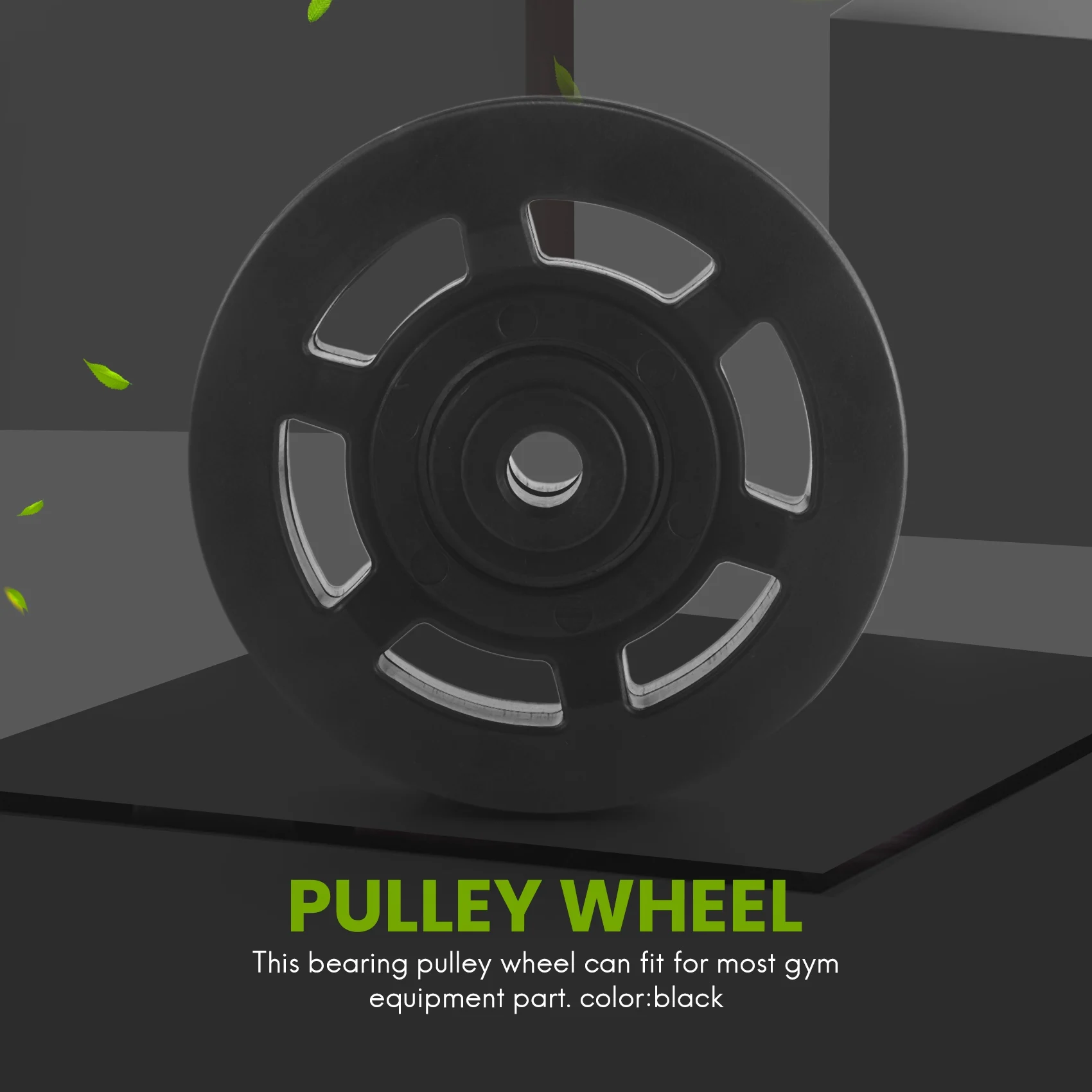 4 قطعة 95 مللي متر العالمي تحمل بكرة عجلة كابل أجهزة لياقة بدنية اكسسوارات معدات الصالة الرياضية جزء أداة مقاومة للاهتراء مع لون نادر