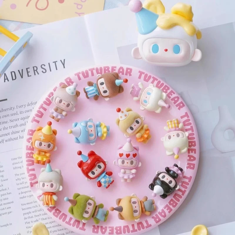 Blind Box Kaninchen Bär Niedliches Mini-Spielzeug Trendiges Spielzeug Kindheit Vergnügungspark Design Schönes Geschenk TUTUBEAR Zweite Generation