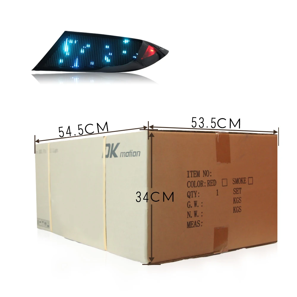 DK Motion For Toyota 86 GR86 2022-UP Scion FR-S Subaru BRZ LED Tail Lights Digital LED Rear Light Sequential Signal Taillights