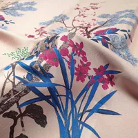 Meilan Yarn Dyed Jacquard Brocade Fabric Spring Autumn Chinese Style Dress Trench Coat Fashion Design Sewing Cloth by the Meter
