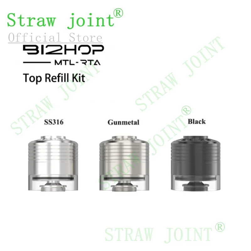 

Top Refill Kit for Ambition Mods BI2HOP MTL RTA Half-ss Combi Tank Steel Sealing Ring Accessory Kit Screws