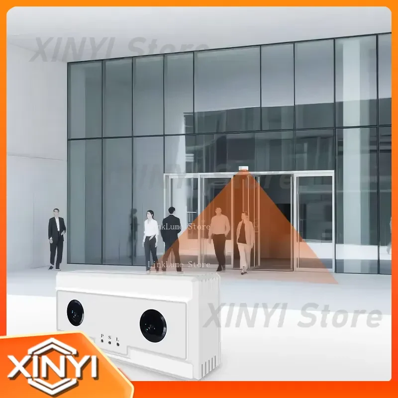 AI 3D Head and Shoulder Recognition Person Counter Sensor with Gender and Age Analysis and Repeat Filtering for retail stores