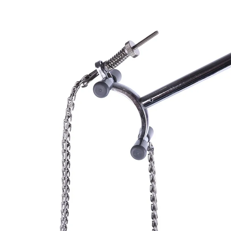 Laboratory chain clamp chromatographic column beaker cylindrical container holder universal clamp for laboratory