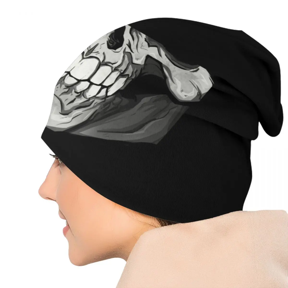 مخصص الجمجمة البديل Skullies Beanies قبعات شتاء بارد دافئ الرجال النساء الحياكة القبعات الكبار للجنسين هالوين X راي بونيه القبعات