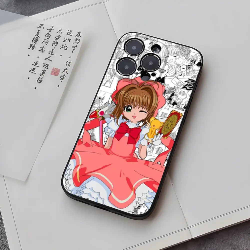 CardCaptor Sakura Anime Phone Case Funda for iphone 14 13 16 11 15ProMax 12 Pro Max Mini Xr Xs X 7 Plus Covers