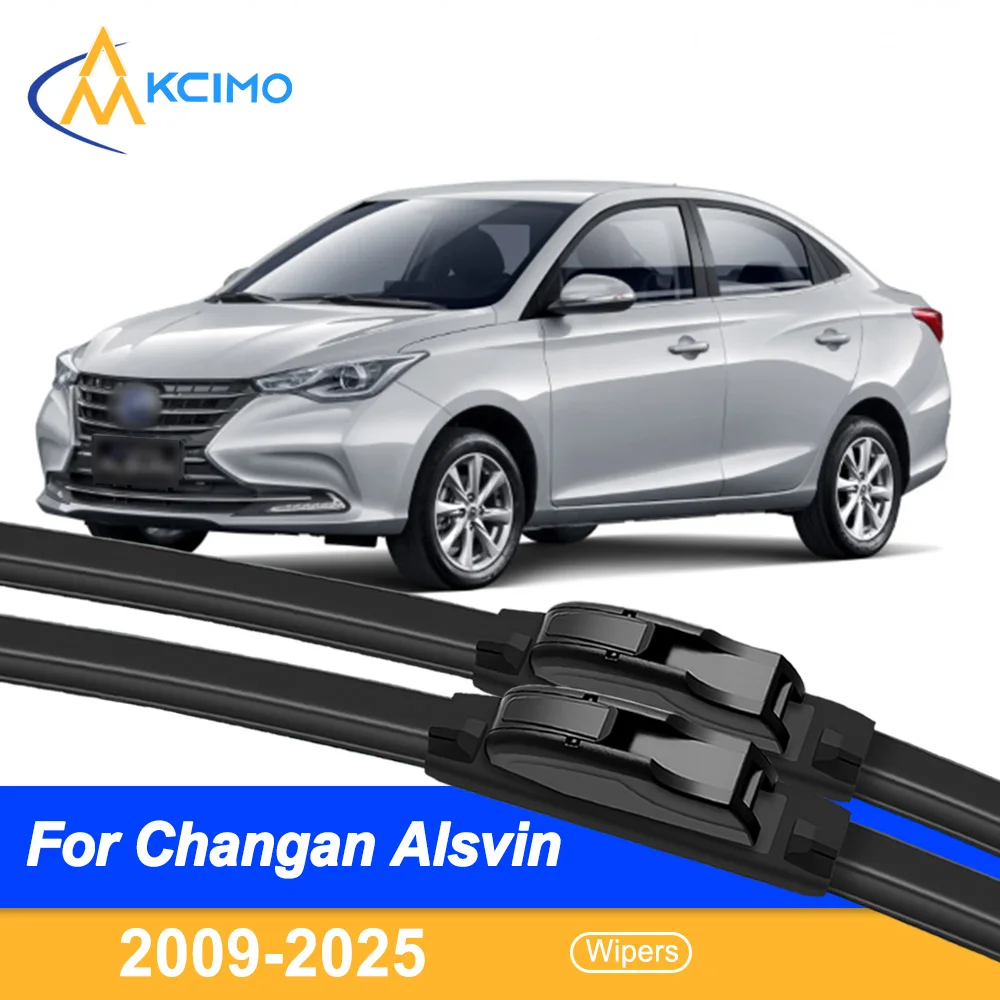 

For Changan Alsvin front wiper blades 2009–2025 Car wiper windshield accessories 2 pieces