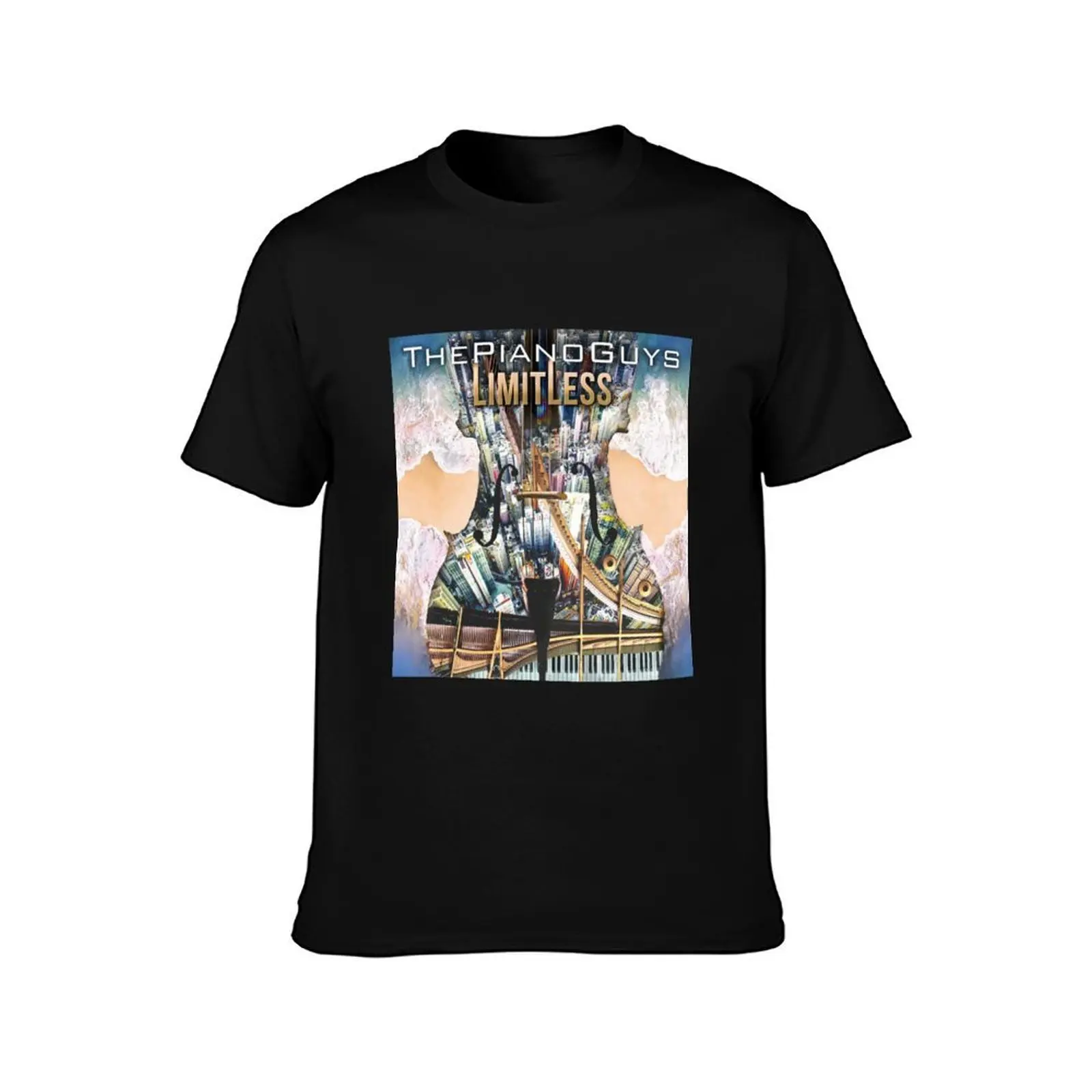 Limitless T-Shirt, Summer Casual Cotton Tee, Oversized Streetwear Tops, Vintage Graphic Print, Loose Fit Short Sleeve