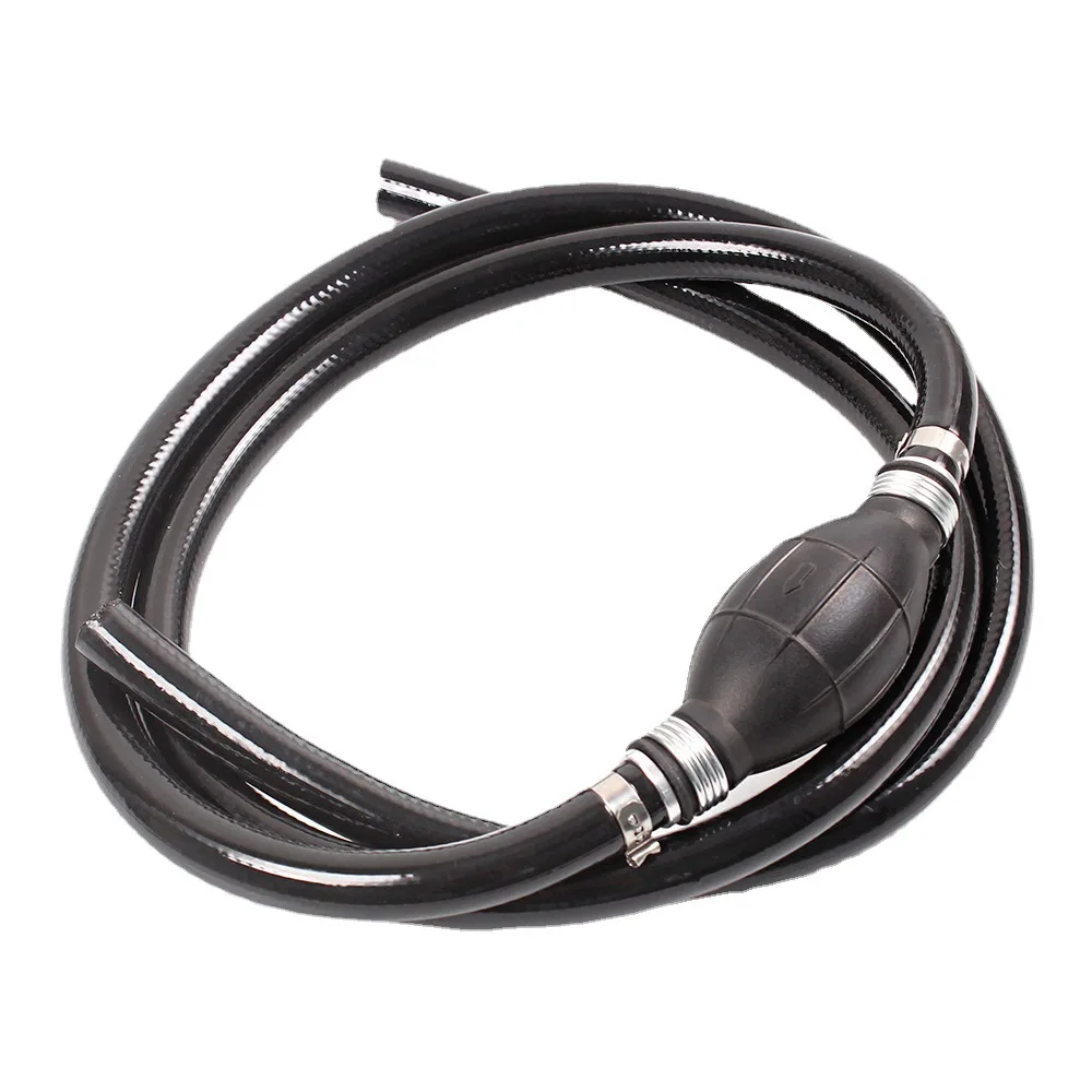 Hand-operated Fuel Pump, 10mm One-way Valve Siphon Tube, Suitable for Motorcycles, Cars, and Outboard Engines of Boats