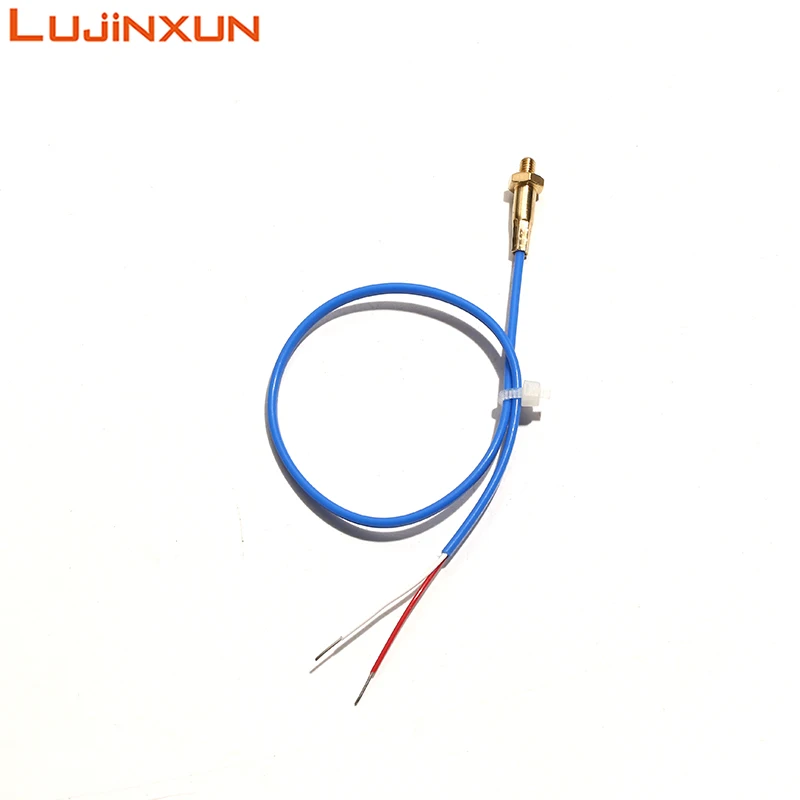 LUJINXUN 3D Printer Special Nozzle Thermocouple Accessories M3/M4 Brass Screw Thermocouple K-type 150mm-3M PTFE Wire 1pc