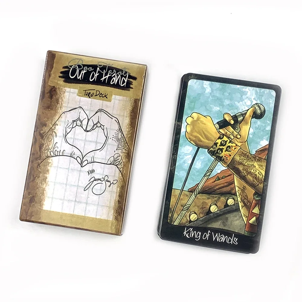 

Колода Таро Out Of Hand, 78 шт., колода для карт, классический дизайн для начинающих и просалок, идеально подходит для гадания, медитации и подарков
