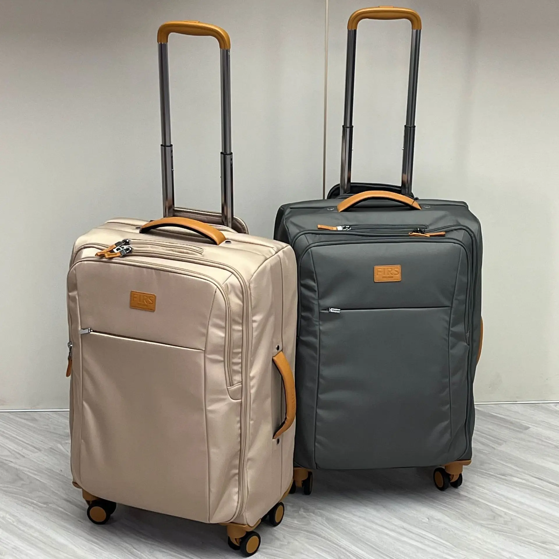 Ultra‑Light Oxford Cloth Trolley Luggage Spinner Wheels Soft Carry‑On Suitcase For Business Vacation Travel Storage