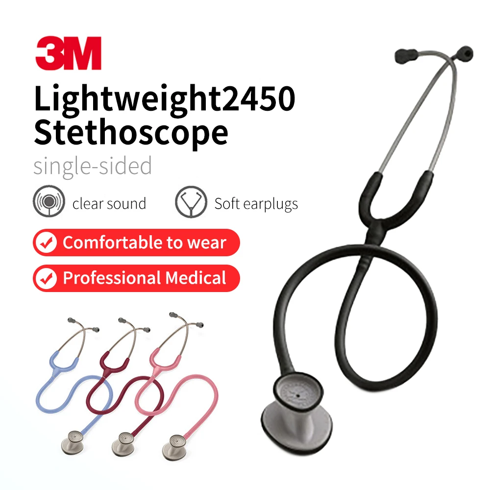 

3M Littmann Stethoscope Lightweight II Pediatric Stethoscope Suspension Diaphragm Technology Stethoscope Students Health Care