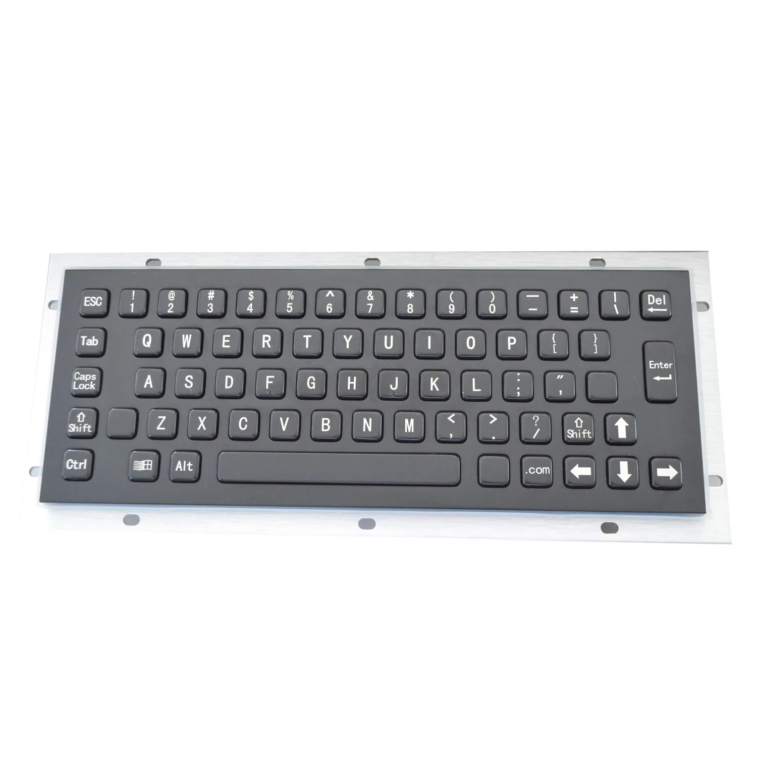 Metal Matrix Serial outdoor Keypad membrane Tactile access Control steel with backlit panel with trackball mouse