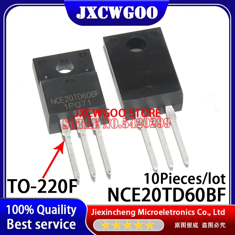 NCE20TD60BF NCE20TD60 TO220F 20A 600V IGBT New orignal 10PCS/LOT