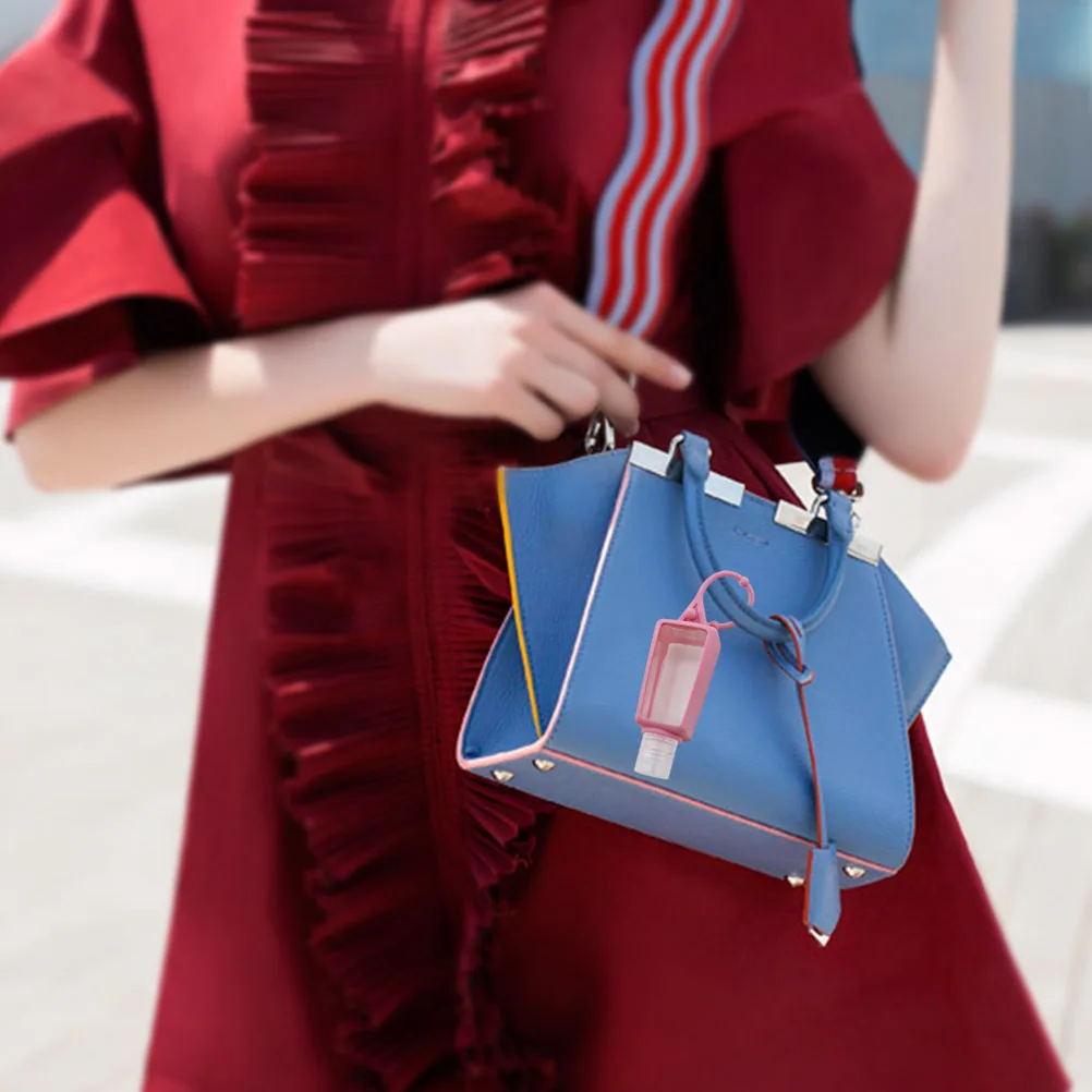 

3pcs Refillable Leakproof Travel Toiletry Bottles Lightweight Silicone Storage Container For Hand Wash Free Portable Liquid