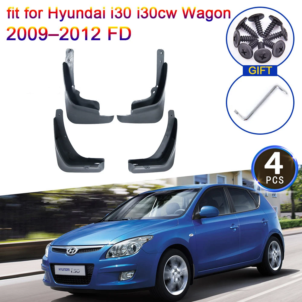 

For Hyundai i30 i30cw Wagon 2009 2010 2011 2012 FD Mud Flaps Splash Guards Flap Mudguards Fender Front Rear Wheel Accessories