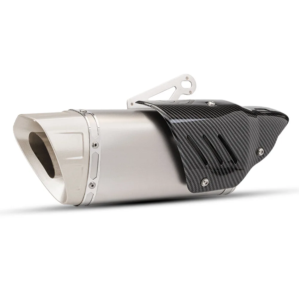 

SXLL 51Mm Universal Motorcycle Racing Exhaust Stainless Steel Z900 Ninja400 R3 R6 GSXR750 390 Duke Racing K10