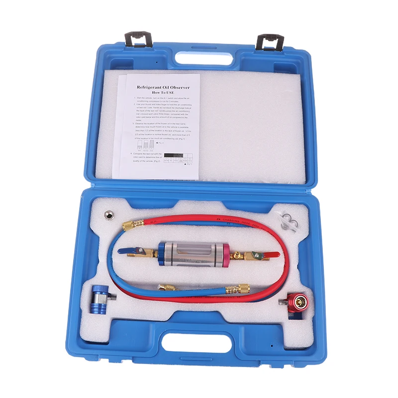 Auto Air Refrigerant Filler Set Car Vacuum Type Water Tank Replacement Auto Repair Tools Accessories