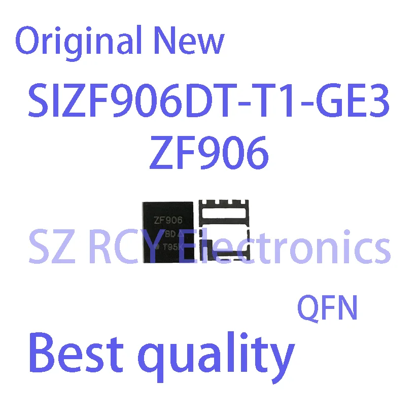 (5-10 PCS)NEW SIZF906DT-T1-GE3 SIZF906DT SIZF906 Top Mark ZF906 QFN MOSFET IC electronic