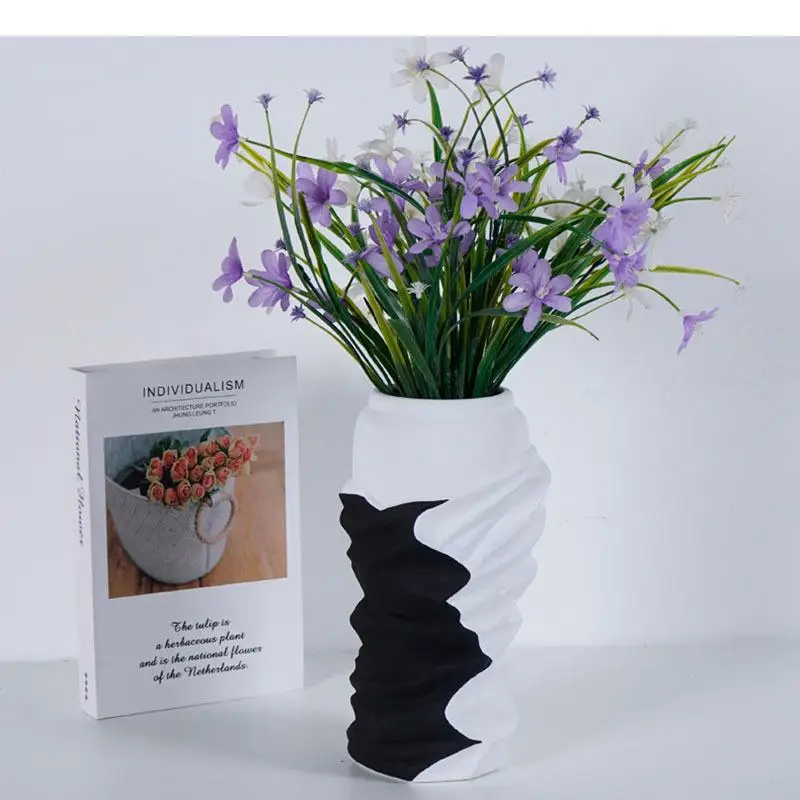 

Керамическая ваза, абстрактная художественная декорация стола, цветочные горшки, декоративные фарфоровые цветочные вазы, композиция для рукоделия