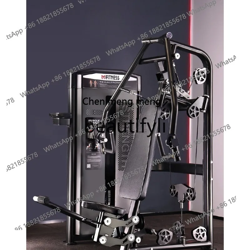 

Seated Inverted Flying Bird Training Equipment Chest Muscle Strength Trainer Fitness Straight Arm Chest Press Trainer