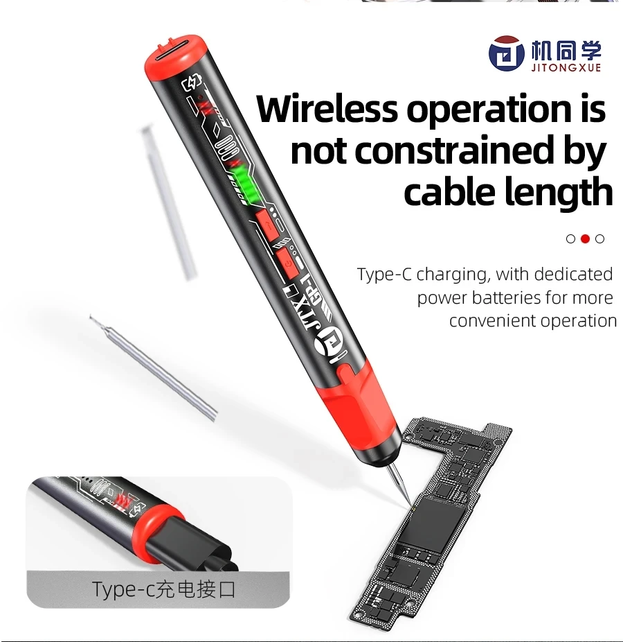 JTX GP-1 Torque Compensation Electric Grinder Pen for Mobile Phone CPU/PCB/IC Cutting Repair Engraving Polish Tool 1-2pcs