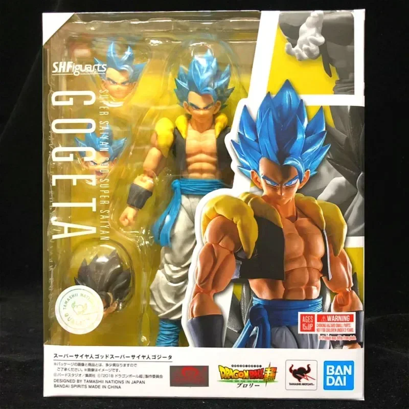 

Original Bandai Dragon Ball Z Anime Figure SHF Super Gogeta 6inch Collection Anime Action Ornaments Figure Toys Gift PVC