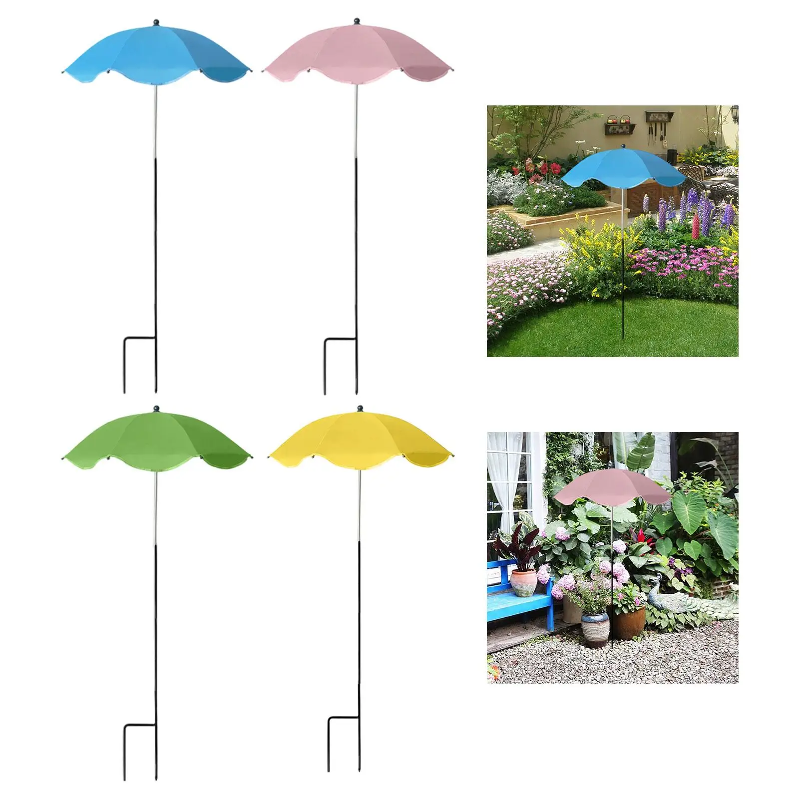 

Plant Umbrella Plant Shade Cover Multipurpose Convenient Lightweight Garden Umbrella for Yard Flowers Potted Outdoor