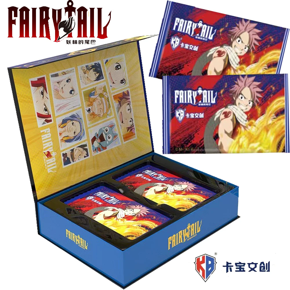 

Kabao Genuine FAIRY TAIL Cards Collection for Children Rare Limited Popular Character Material Inlay GA Cards Toys Friends Gifts