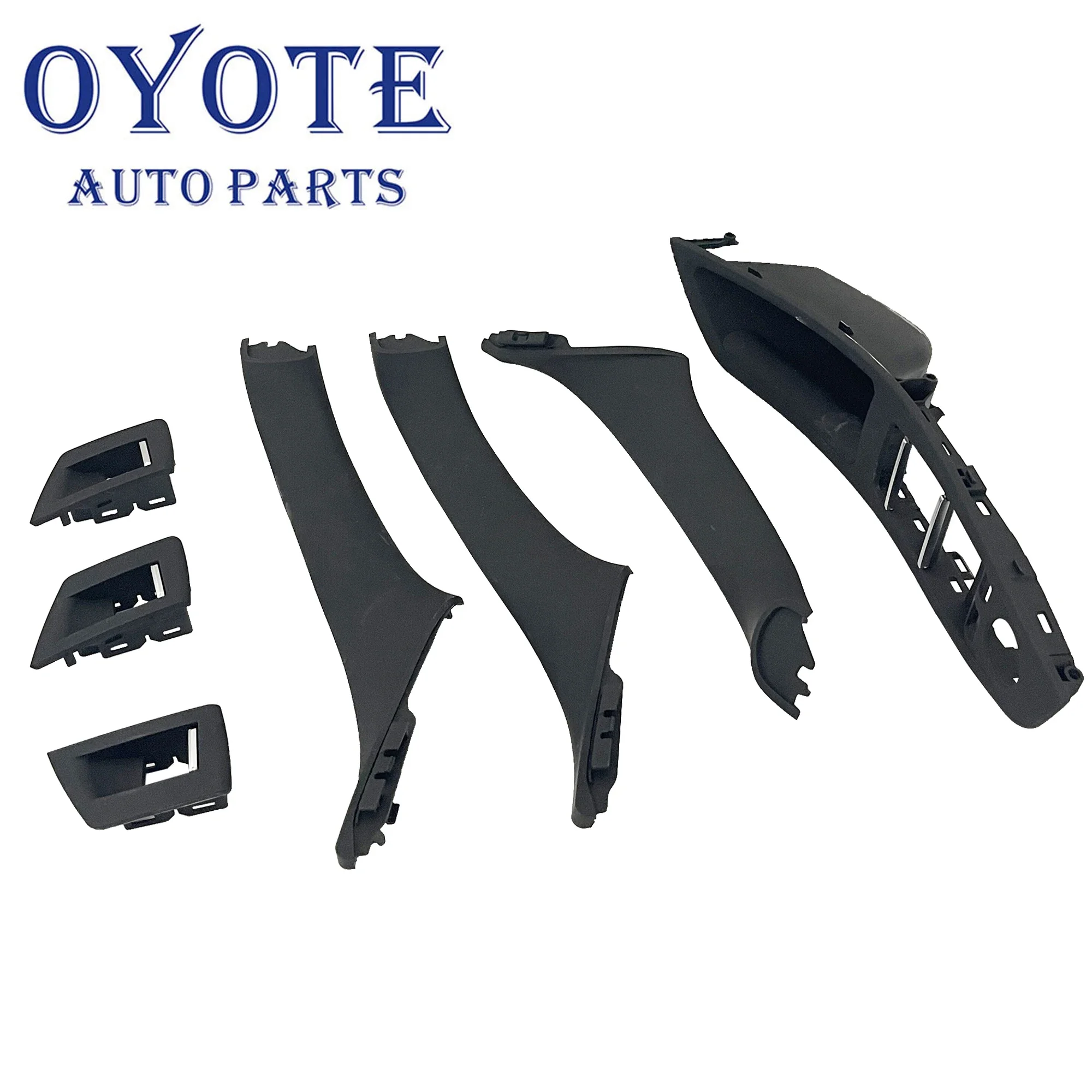 OYOTE 51417225873 Car Interior Inner Door Handle Panel Pull Trim Cover For BMW 5 series F10 F11 Left Hand Drive 2010-2016