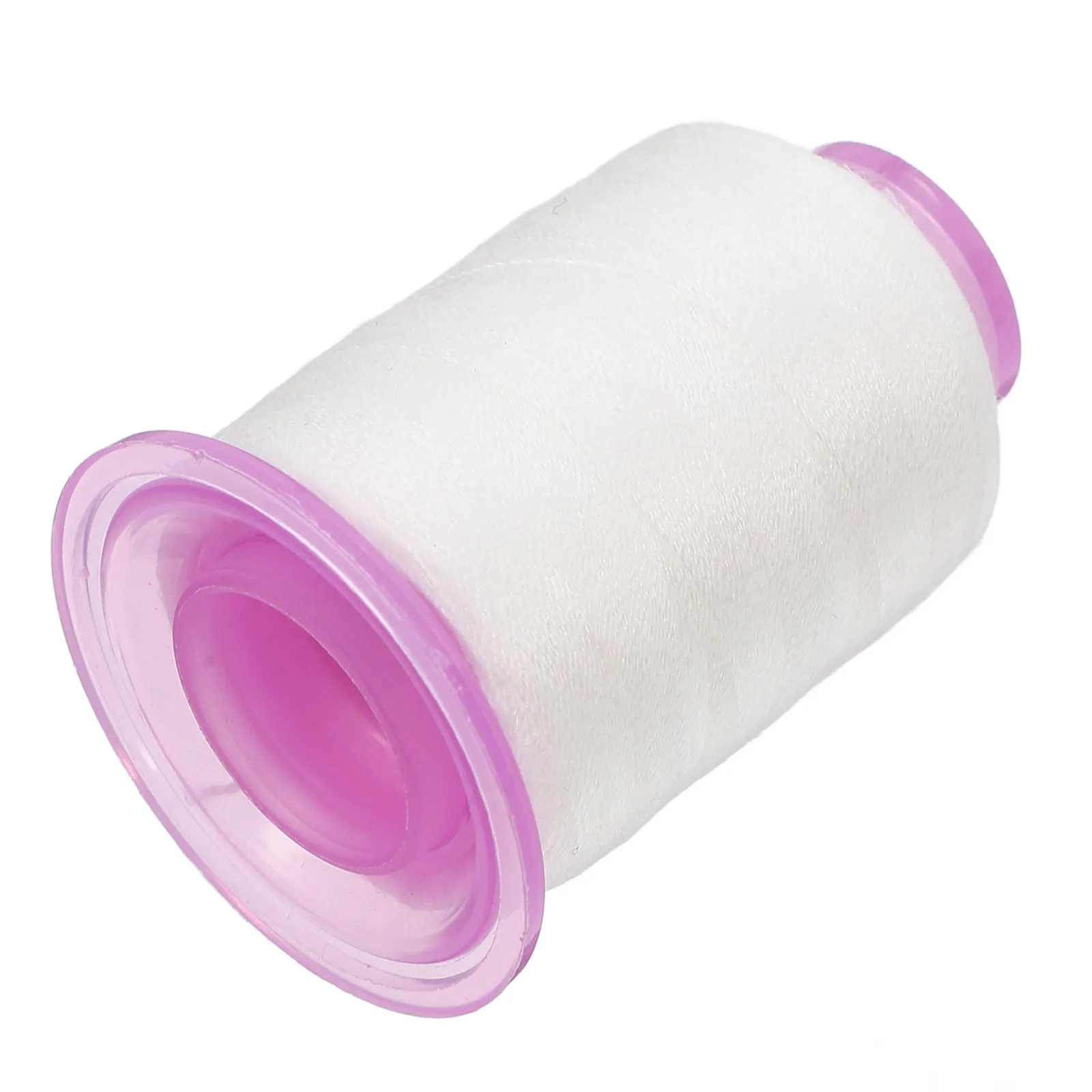 

500 ярдов водорастворимых ниток для вышивания, белые, высокопрочные, растворимые протеиновые нитки Vinyon для машинной и ручной вышивки