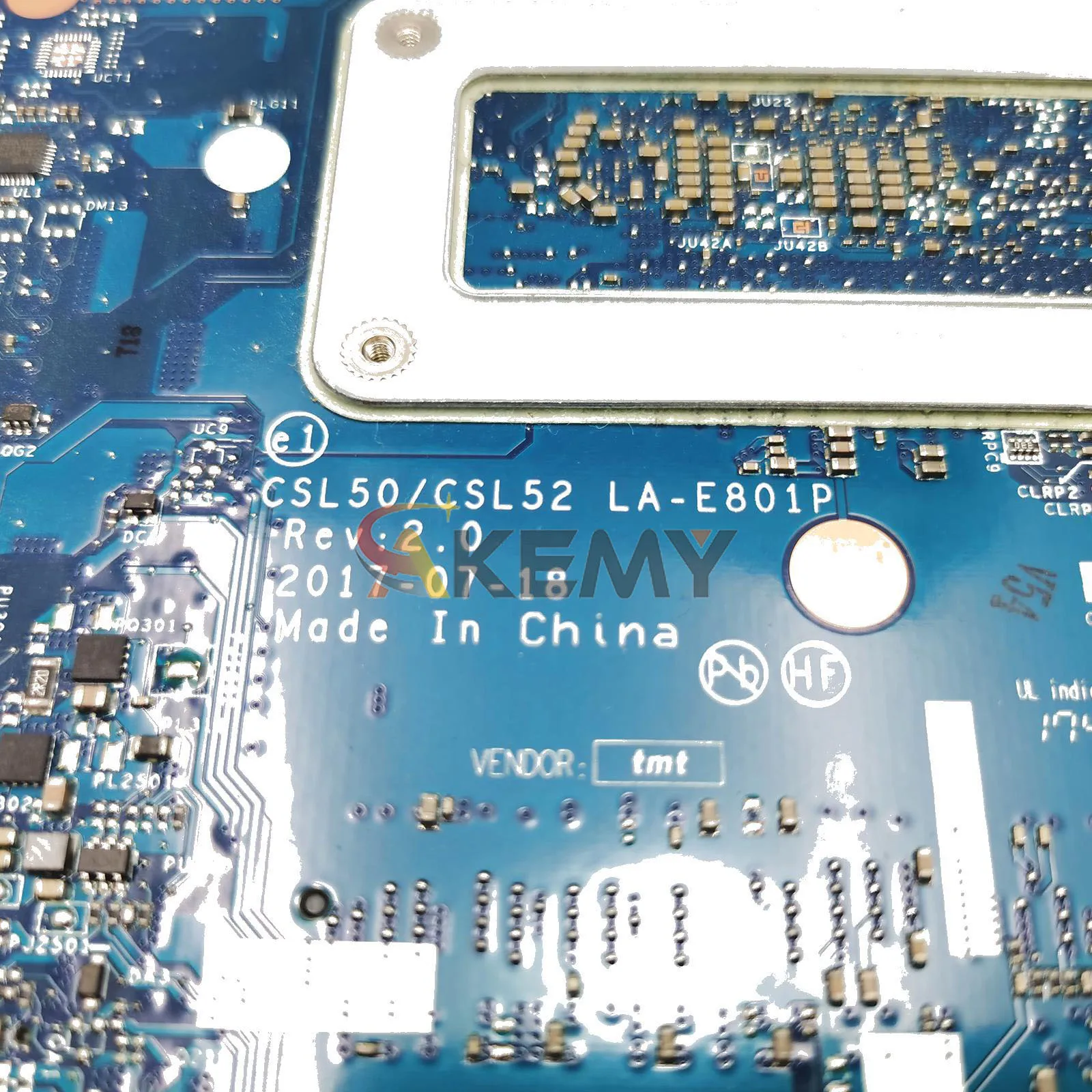 LA-E801P اللوحة الأم للكمبيوتر المحمول HP بافيليون 15-BS 250 G6 مع i3 i5 i7 7th CPU UMA 924751-001 924751-601 100% تم اختبارها بالكامل