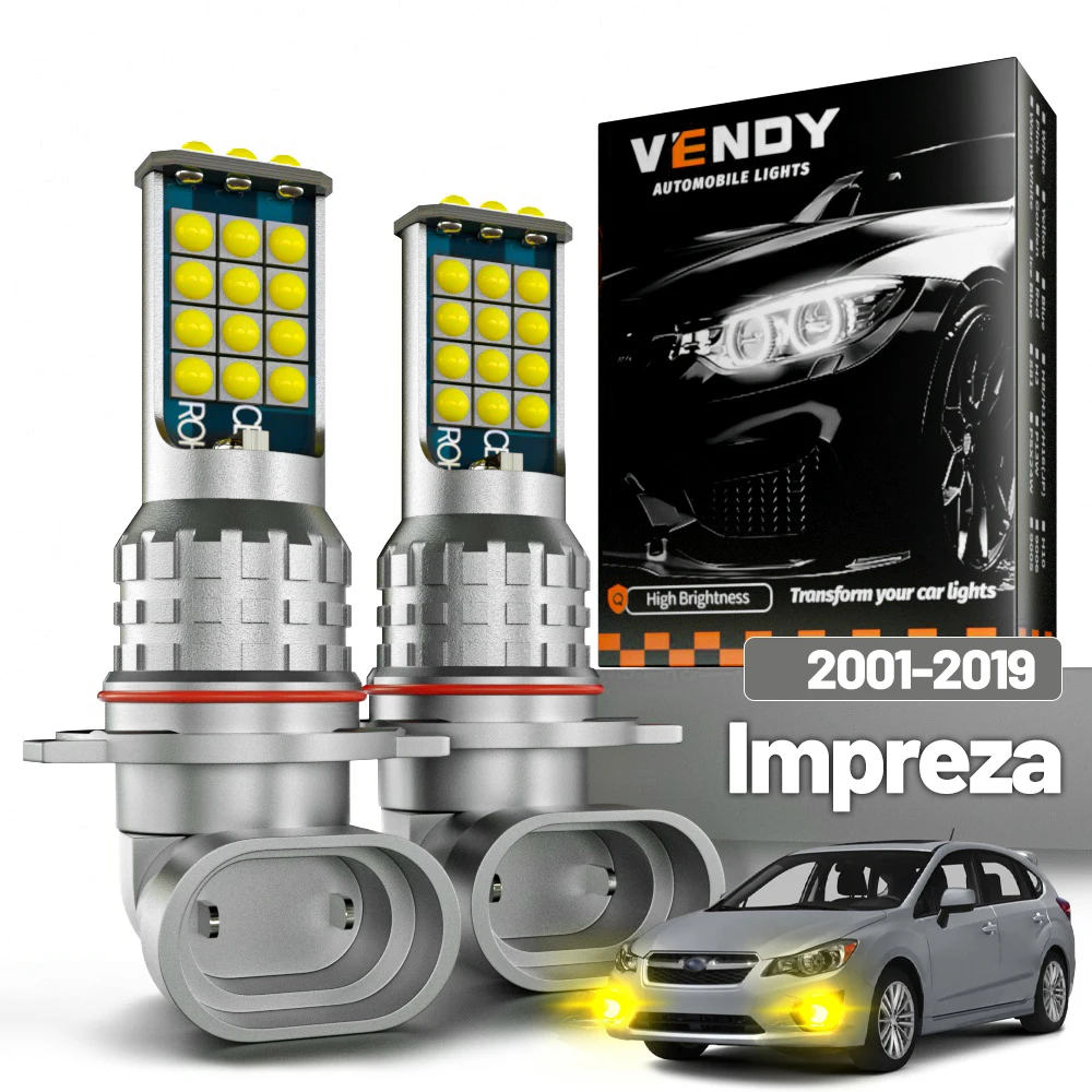 2 Stück LED-Nebelscheinwerfer für Subaru Impreza 2001-2019 2006 2007 2008 2009 2010 2011 2012 2013 2014 2015 2016 2017 Canbus Zubehör