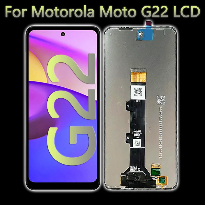 Mobile Phone Lcds For Motorola Moto G22 Lcd Display For Motorola Moto G22 Pantallas De Celulares OR XT2231-1 Screen Replacement