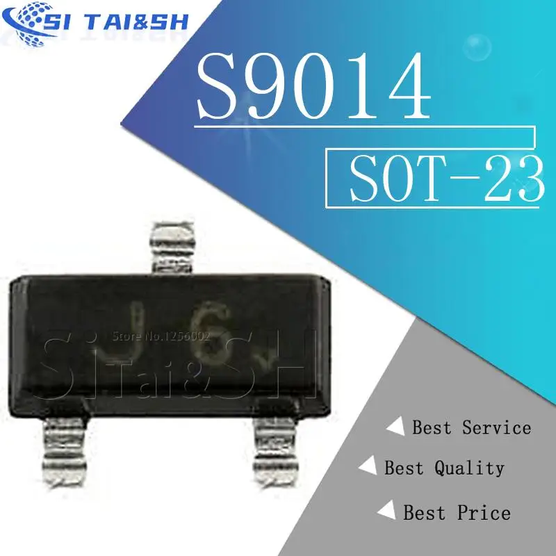 

Si Tai&SH 100 шт. S9014 SOT23 9014 SOT SMD J6 SOT-23 новый транзистор Система данных