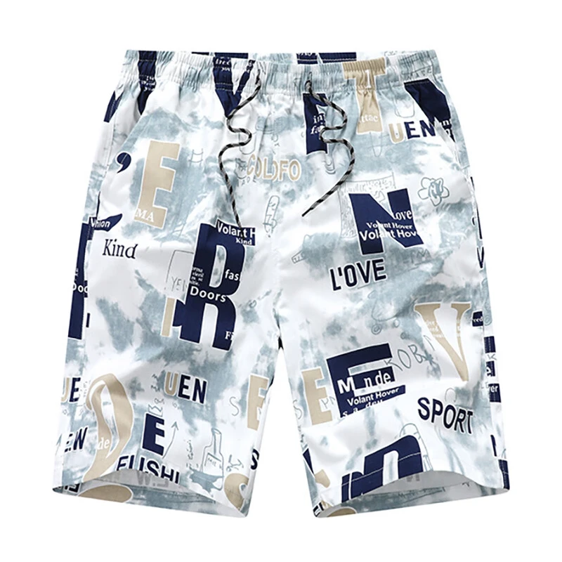 

Men's Elastic Waist Casual Shorts Light Weight Cotton Golf Shorts Loose Casual Beach Vacation Sports Short