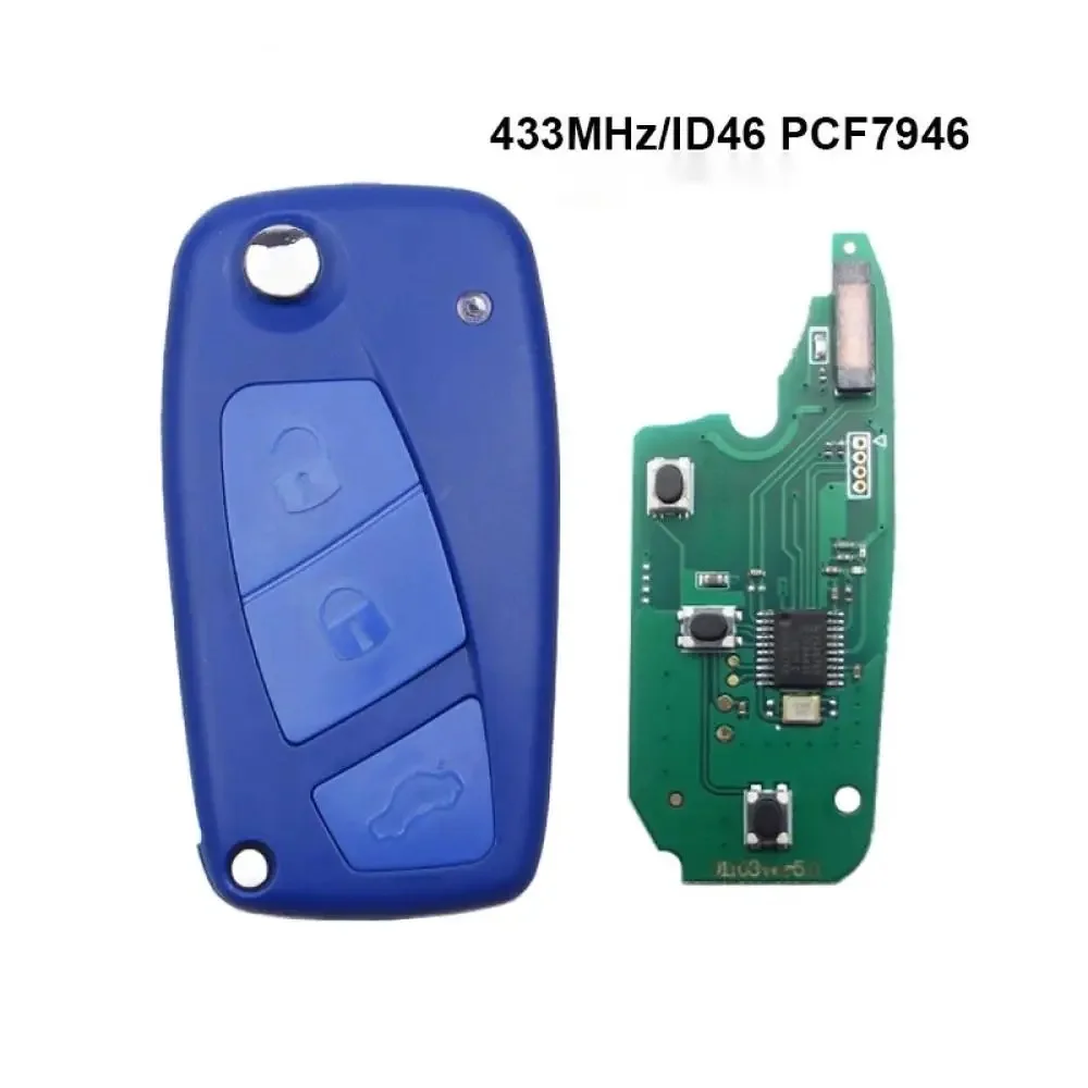 For Fiat Panda Remote Control Key Chip Circuit Board Chip PCF7946 Frequency 433Mhz