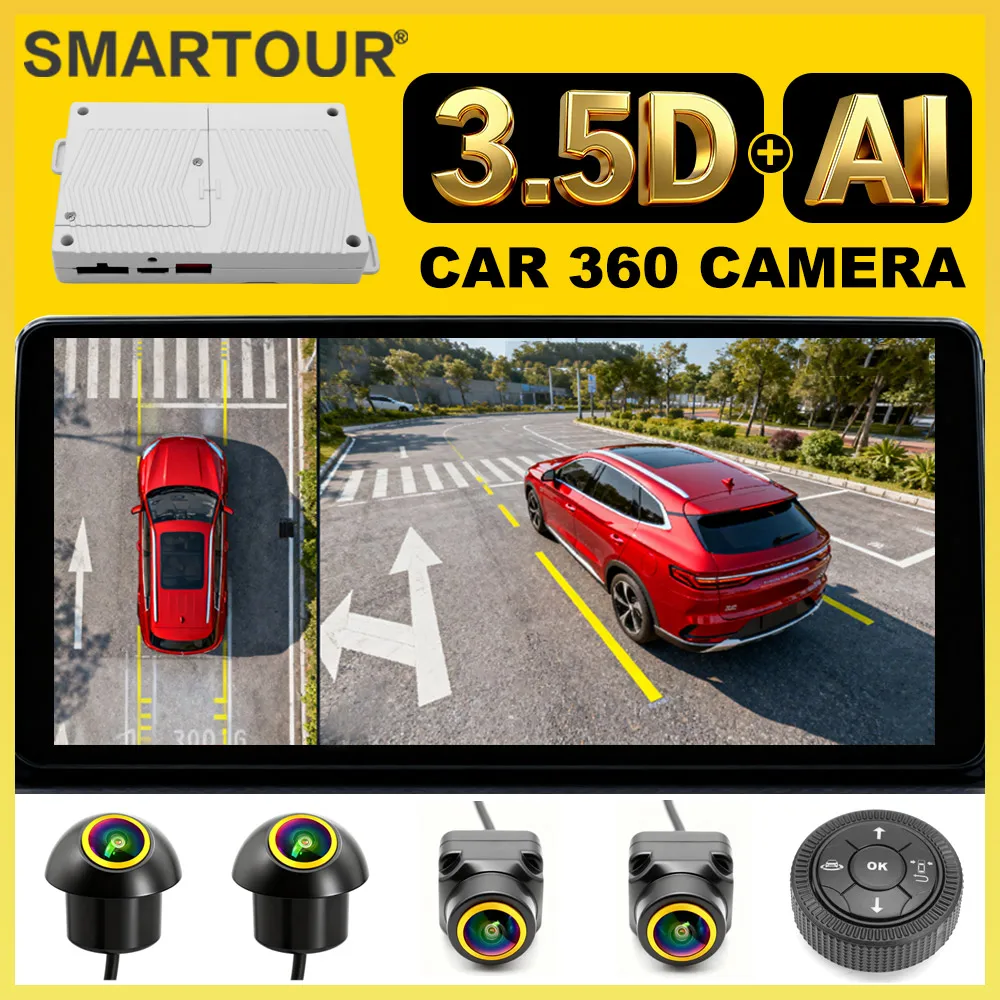 Universal Auto 360 Grad 3,5 D 4 AI Bird View Auto Kamera System HD 1080P Video Surround View AHD 1080P Parkplatz um System