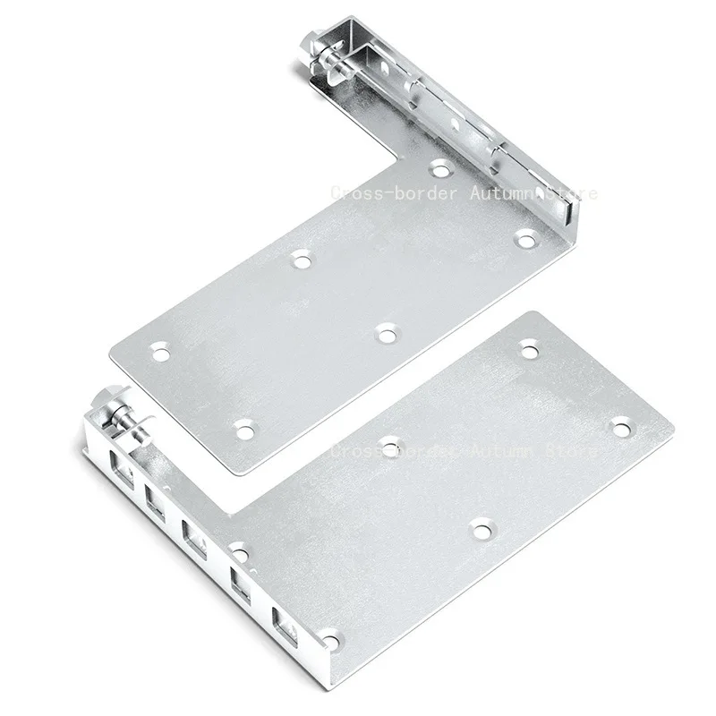 Galvanized Heavy Duty Hidden Bracket Wall Mount Hanger for Bathroom Cabinet Bookcase TV Stand