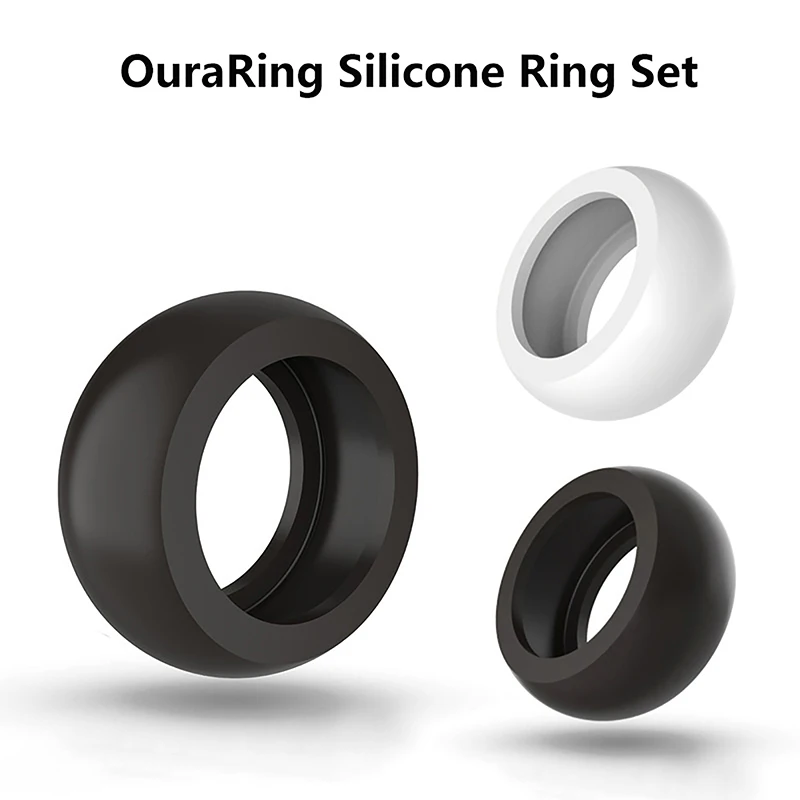 2pcs Smart Ring Protection Cover For Oura Ring Gen 3 Anti-Scratch Protective Shell Silicone Ring Case For Oura Ring Gen 3