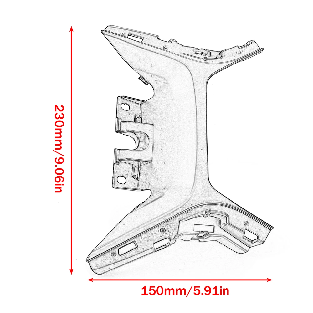 オートバイ Xmax 300 フロントタンクフェアリングヤマハ X-MAX 300 X max Xmax300 2023 - 2025 ミドルビームセンタートリムカバー保護