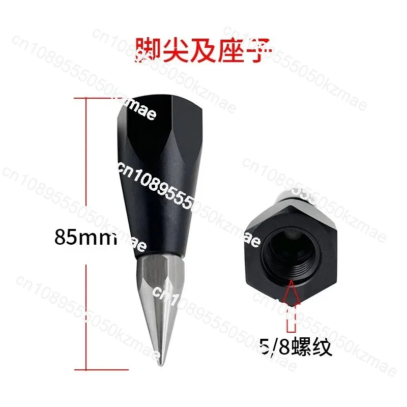 Durable internal thread replacement head for measuring equipment accessories