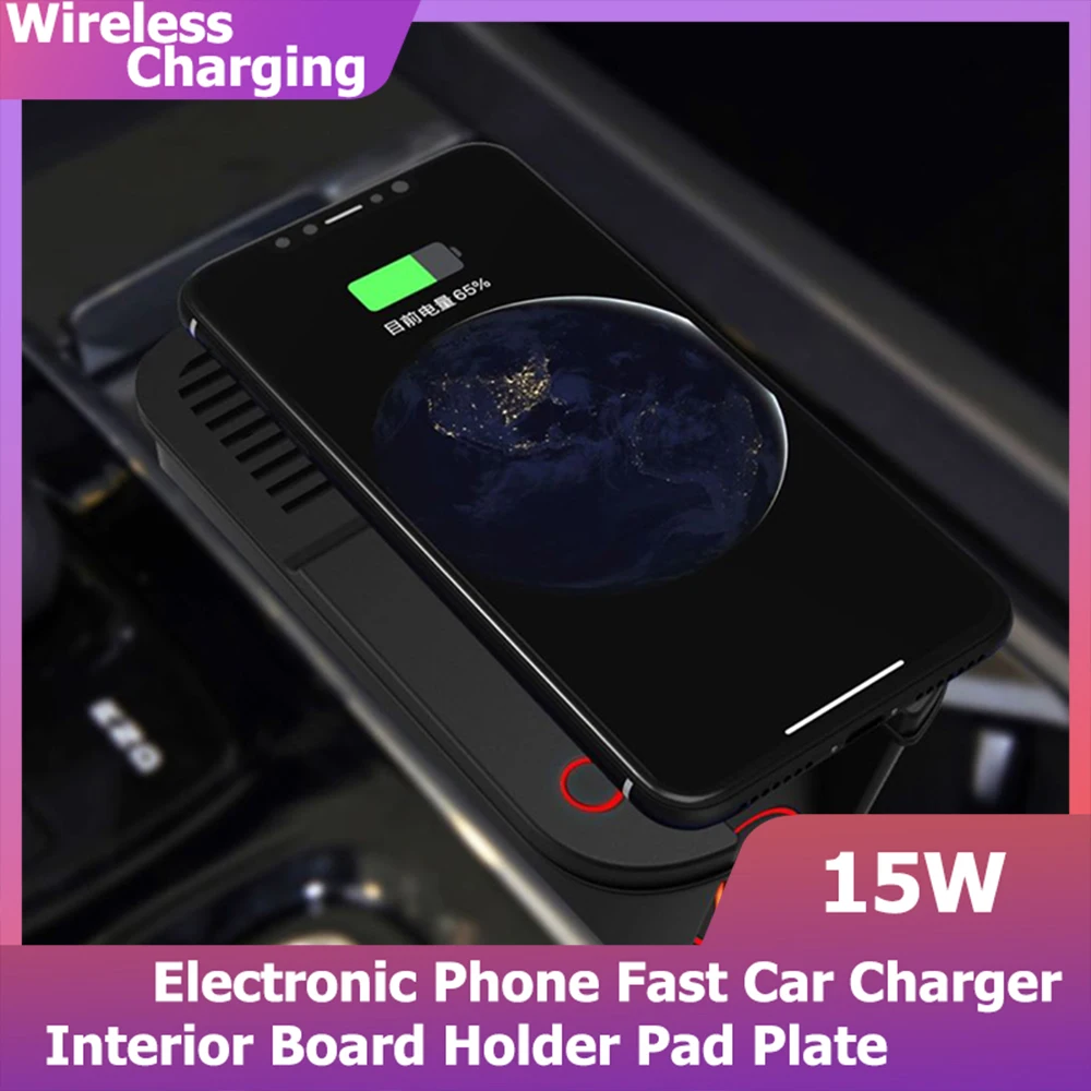 

Car Phone Magnetic Wireless Charging Magsafe For Volvo XC90 S90 V90 XC60 S60 V60 C60 2016-2023 Black Interface Charger Induction