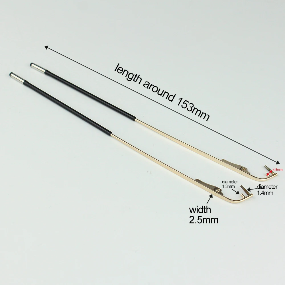 10pairs Spring Metal Rimless Glasses Temple Sunglasses Arm Eyeglasses Replacement Leg With Tip Gold Silver Black Brown Gun