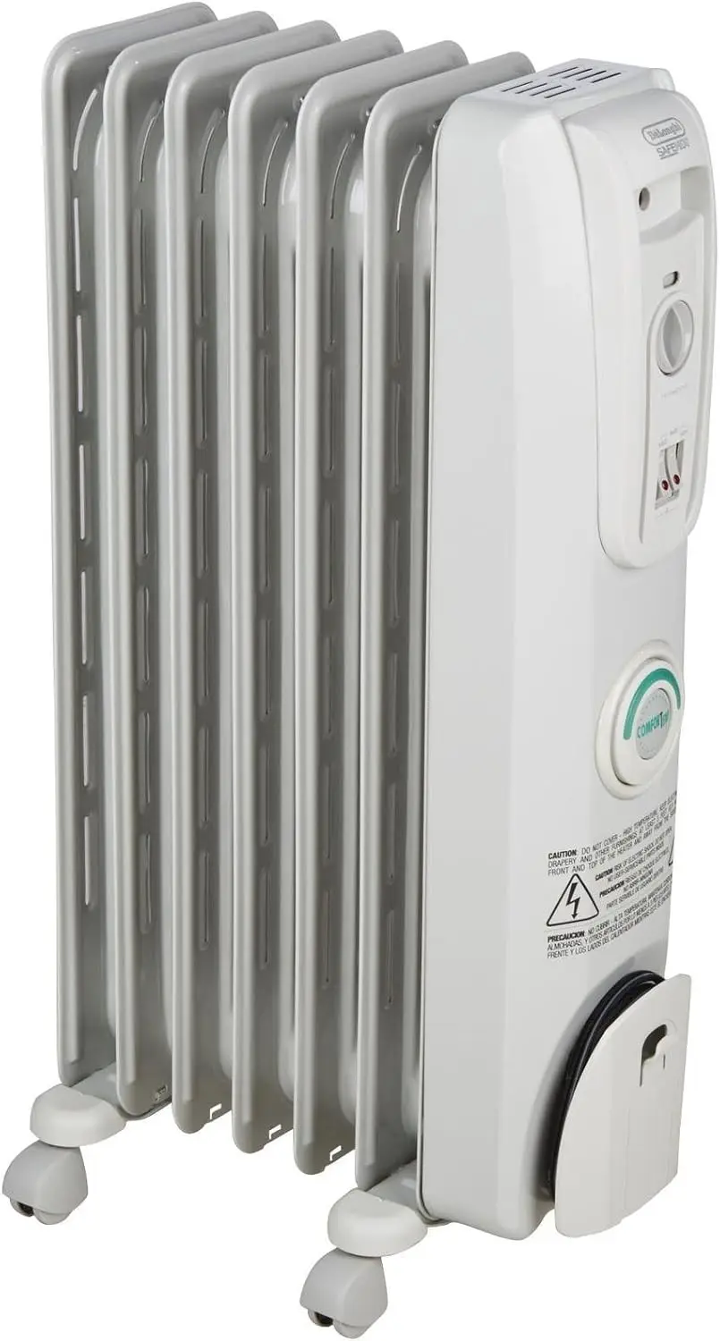 Oil filled Radiator Heater, Electric Space Heater for indoor use, portable room heater, Energy Saving, full room like office and