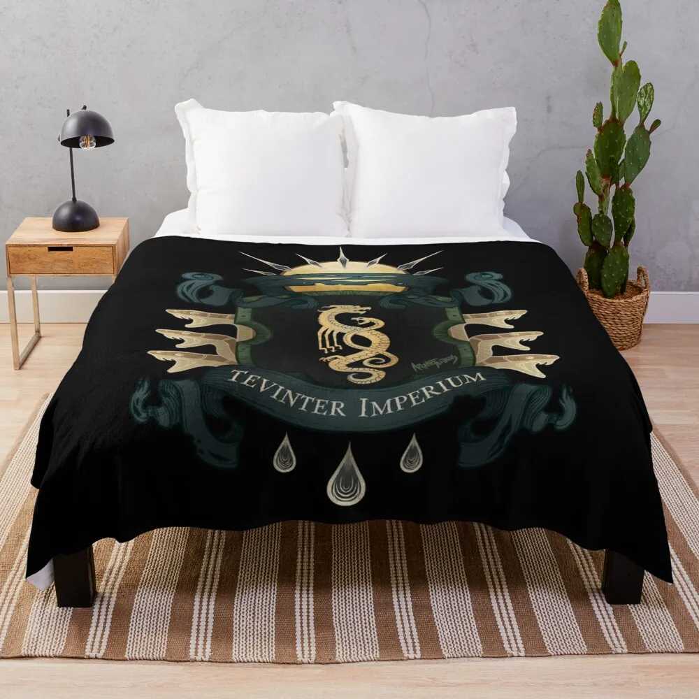 

Dragon Age: Tevinter Imperium Heraldry Throw Blanket valentine gift ideas sofa bed Multi-Purpose