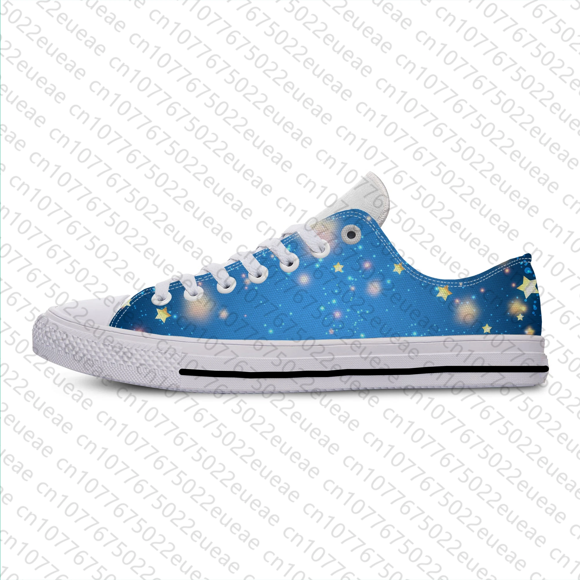 Hot Cool Sparkle Glitter Colorful Pastel Galaxy Star Fashion Classic Canvas Shoes Men Women Casual Sneakers Low Top Board Shoes