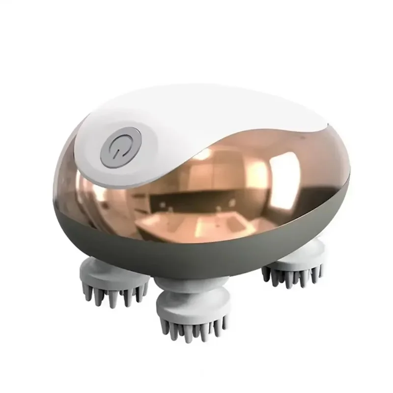 A01V-Soft Electric Modes Supplies Cat Massager Adjustable Handheld Scalp Massage Tool Waterproof Design Comfortable