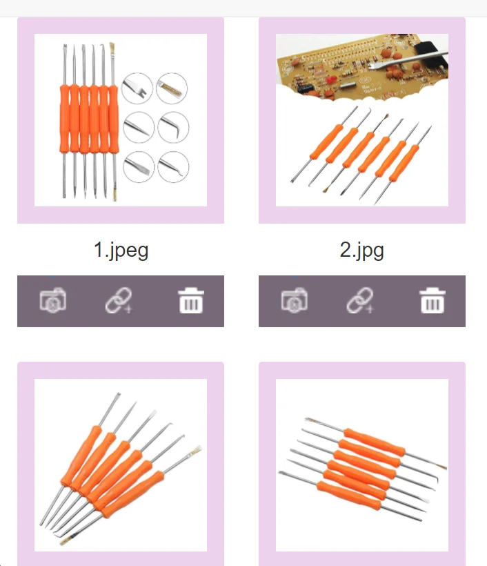 

6pcs Desoldering Aid Tool Kit Soldering Assist Tools PCB Cleaning Repair Tools For PCB Board Electronic Components Cleaning Tool