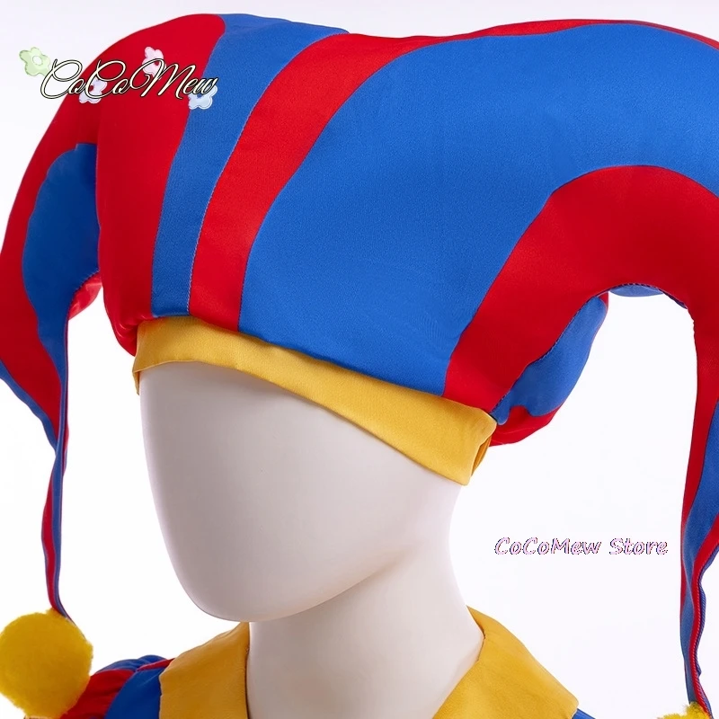 Costume Cosplay LYus numérique pour enfants, combinaison pour enfants, Halloween, Pourim imbibé, dessin animé, Anime Pomni, les objets, 2024